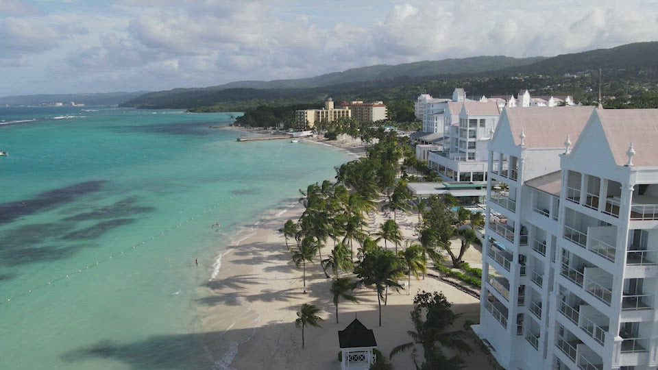 Beach Hotel Fly by