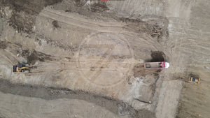 Excavator and Dump Truck